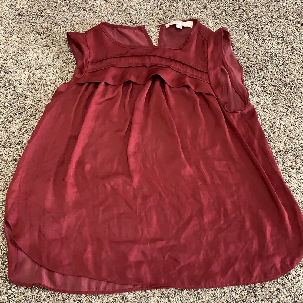 Loft plum shirt for work